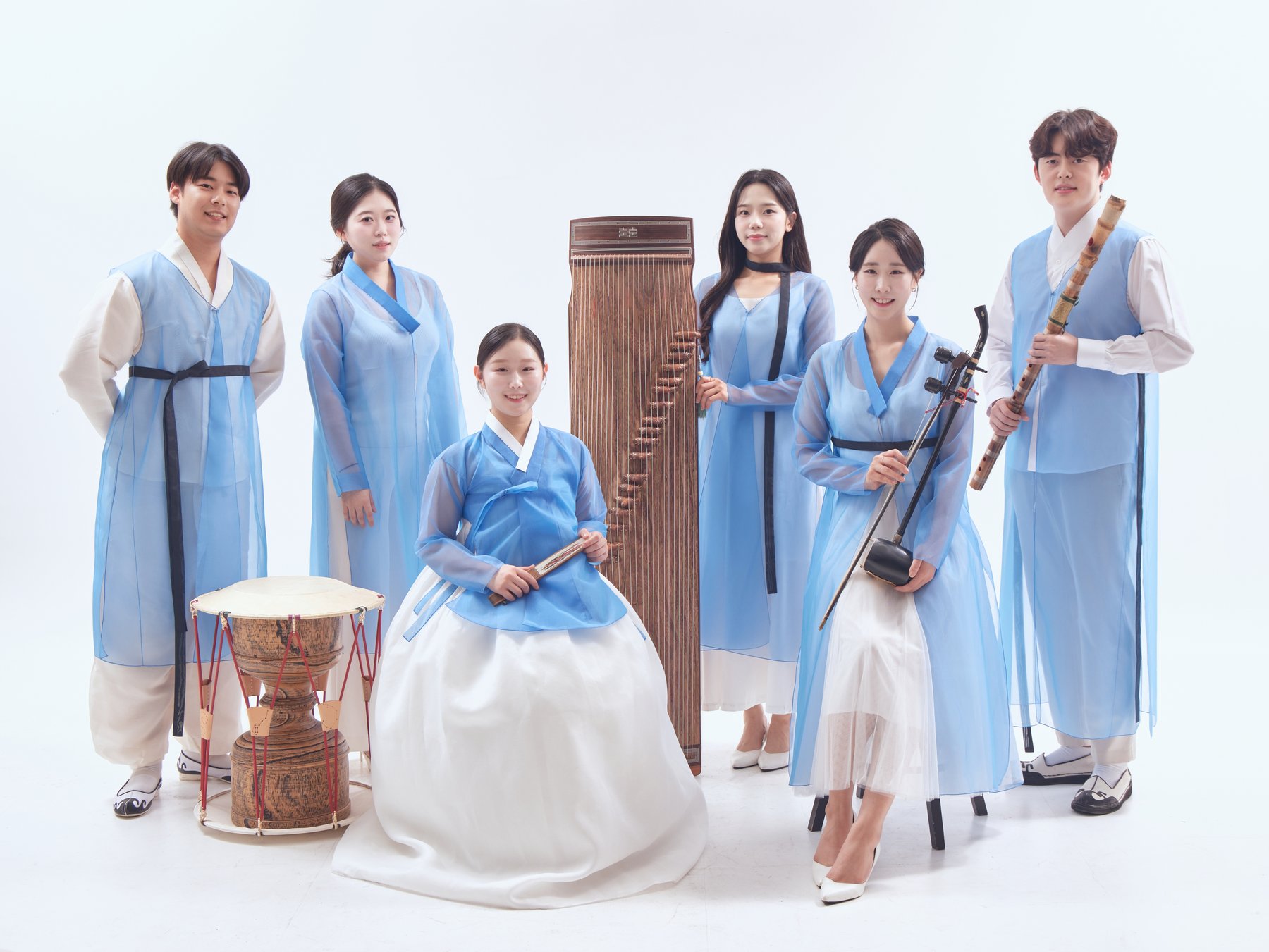 퓨전국악그룹 온음 단체 사진
